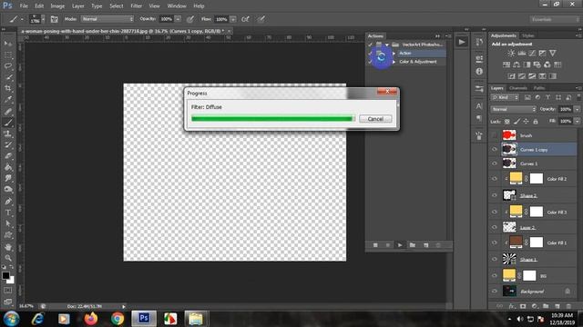 VectorArt Photoshop Action смотреть онлайн