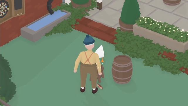 Untitled Goose Game - How To Make The Old Man Fall On His Bum (Quicktips) смотреть онлайн