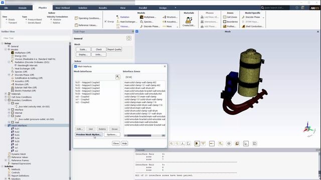 ANSYS Fluent: Overview of the Mapped Interface Technique for CHT Simulations смотреть онлайн