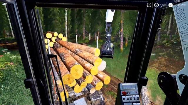 FS 19 Timber Truck Driving And Delivering Some Logs The Sawmill On Eledan E10 смотреть онлайн
