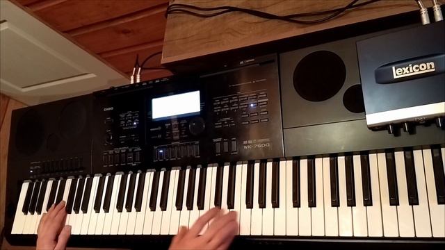 Soy un adicto a ti y otros rolones Cover en Casio WK 7600 смотреть онлайн
