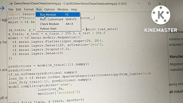DeepLearning CS003, Praktikum 1. Talenta Digital RI. смотреть онлайн