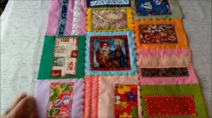 Лоскутное покрывало -- ЛЮБИМОЕ !!   (продолжение процесса пошива ) -  7.1.24 г.