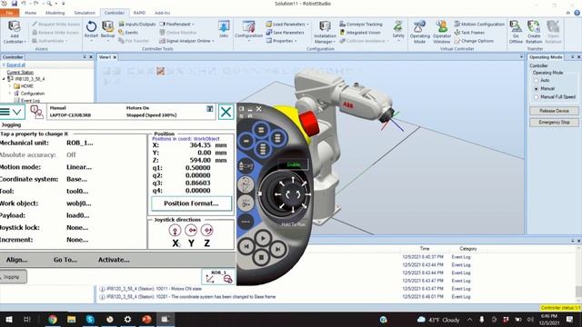 ABB RobotStudio Tutorial 1: Jogging, Manipulate Views, and Motion Modes-Linear, Axis, and Reorient смотреть онлайн