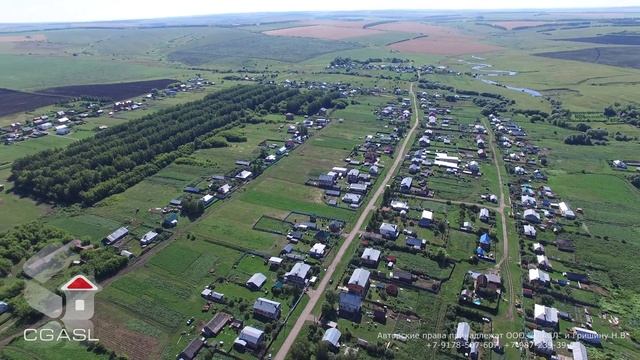 Аэросъемка села Медяна (Медина) (Мечеть Рашида)