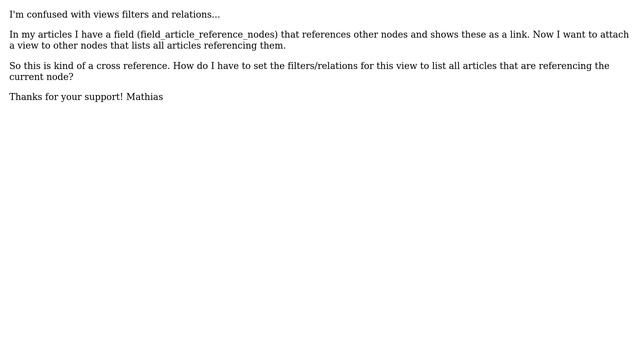 Drupal: Views block that shows all references to current node (cross references) смотреть онлайн
