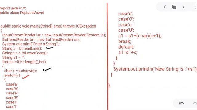 String programming to replace all vowels withe the character following it. смотреть онлайн