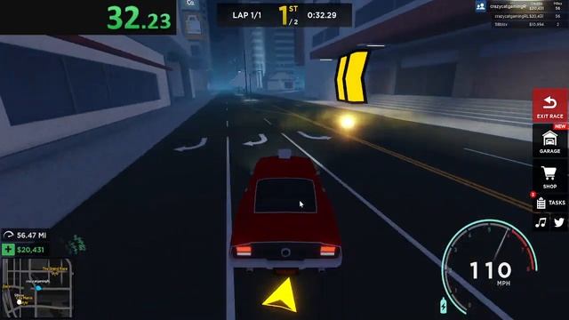 [PWR] ROBLOX: driving simulator City Mania speedun 1:08:05 смотреть онлайн