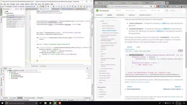 Android: RecyclerView y rest service con kotlin parte 2. 2018 смотреть онлайн