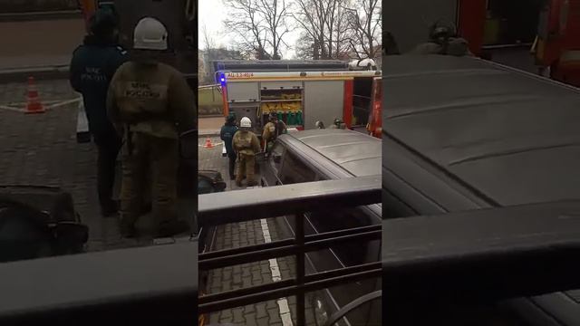 Пожар в ТЦ Европа Калининград
