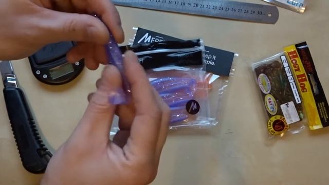 Копии на Lucky John Tioga, Hogy Hog; Keitech Easy Shiner и Tsunekichi Worm. Силиконовые приманки