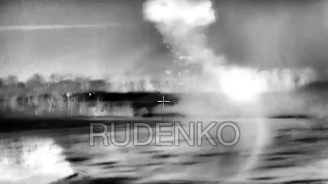 Подразделения ВС РФ уничтожают танк противника на Северском направлении. смотреть онлайн
