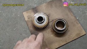 Гранта Спорт с главной парой 4.3, а также пятой передачей от 103 ряда. Ремонт коробки передач.