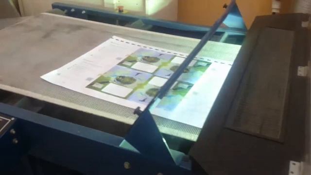 Трафаретная УФ линия формата A1+ на базе M&R Saturn 2538 + Vitran II