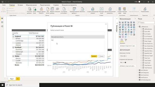 Power BI для начинающих 30 - Row-level security, RLS (Безопасность на уровне строк) смотреть онлайн