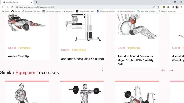 Gym Website - React | Material UI | ExerciseDB API смотреть онлайн