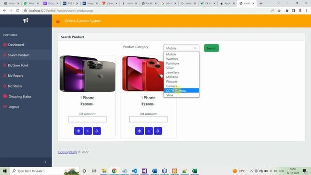 Online Product Auction System Project using ASP.Net Project | Free Source Code | HTML5 | Bootstrap смотреть онлайн