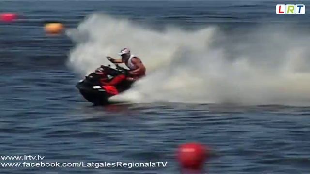 Balvos Ezerā Noticis Baltijas čempionāts ūdens Motocikliem
