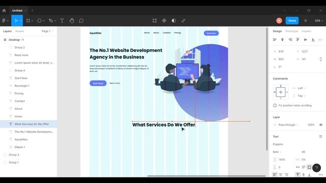 Website Development Agency Website | UI/UX Design in Figma смотреть онлайн