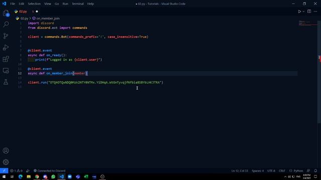 Discord.py In Arabic | Events [#02] | الأحداث | Narox смотреть онлайн