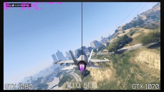 Nvidia GeForce GTX 1080 vs GTX 1070 (4K, MAX SETTINGS, GTA 5) смотреть онлайн