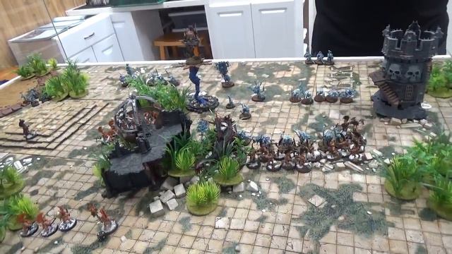 Age of Sigmar Battle Report: Fyreslayers vs. Seraphon 2,000 Points смотреть онлайн