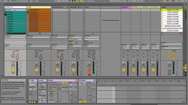 How to Setup a Click Track for your Drummer in Ableton Live. смотреть онлайн