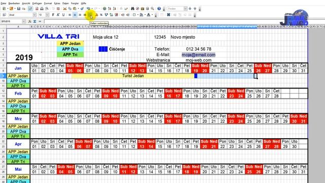 Kalendar za iznajmljivače смотреть онлайн