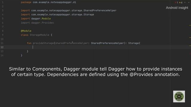 @Module and @Provides Annotation in Dagger2 | Notes App | MVVM Dagger Android Kotlin Tamil - Part 1 смотреть онлайн
