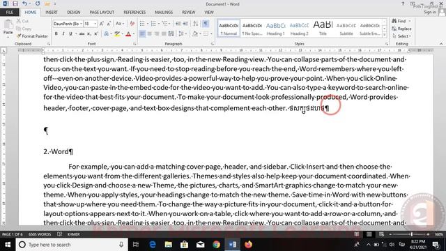 មេរៀនទី៨ ចំណុច Paragraph & Find on Word 2013 | Learn Microsoft Word 2013 | KhmerMicrosoftLearnin смотреть онлайн