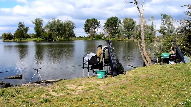 Фидерная рыбалка на озере. смотреть онлайн