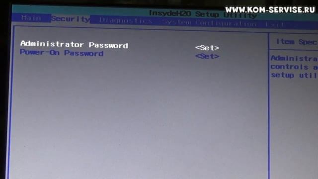 Как поставить и поменять пароль на биосе нетбука HP mini 200 - 4253sr. смотреть онлайн