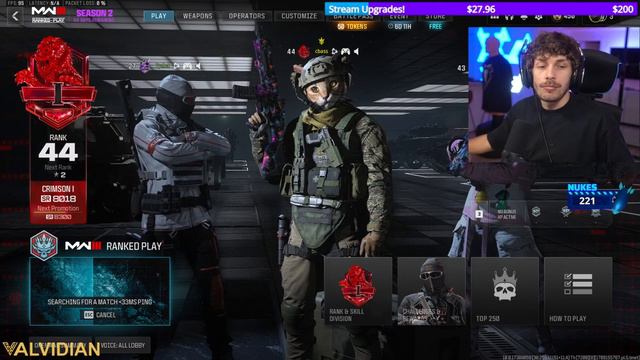 🔴LIVE - #1 RANKED MW3 PLAYER IN THE WORLD! 👑 Modern Warfare 3 Ranked Play Gameplay 👑 !Glasses смотреть онлайн
