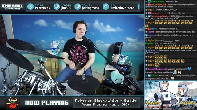 Team Plasma Battle Music On Drums! смотреть онлайн