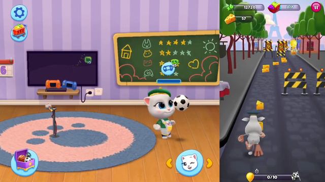 My Talking Tom Friends Christmas Update [Day 6] vs Booba Rush [Gameplay #594] смотреть онлайн