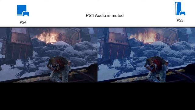 Uncharted 2: Among Thieves PS4 vs PS5 Gameplay Comparison смотреть онлайн