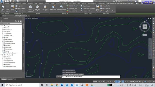 How to create a surface from DEM in Civil 3D? | Creating TIN surface from DEM in Civil 3D смотреть онлайн