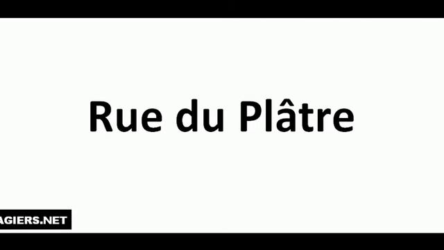 Jak wymówić Rue du Plâtre смотреть онлайн