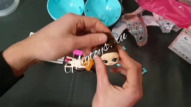 Кукла Lol в шаре 100мм с волосами. смотреть онлайн