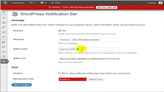 Wordpress Training 301-04 Notification Bar смотреть онлайн
