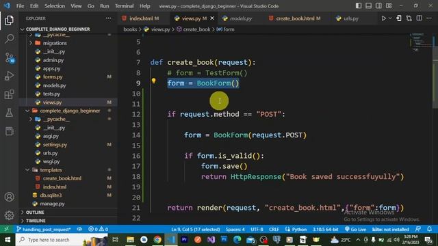 Step by Step Guide to Handling Post Requests in Django смотреть онлайн
