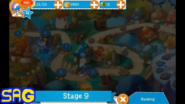 Smurfs Epic Run Android Walkthrough Level 9 HD смотреть онлайн