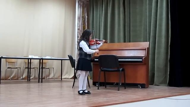 Maya plays " Mazurka " by N. Baklanova смотреть онлайн