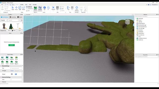 Roblox Studio Урок 2 - Создаём ландшафт. смотреть онлайн