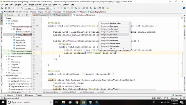 Animal sound android application part 5 | Audio Player | Latest tutorial with Firebase. смотреть онлайн