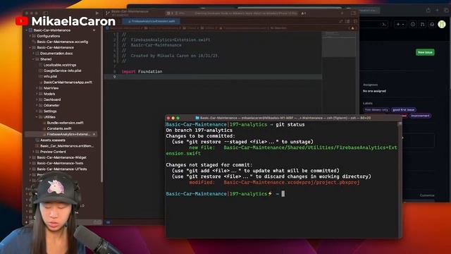 How to Use Git and GitHub | Hacktoberfest | Open Source iOS Dev | Live Coding | Mikaela Caron смотреть онлайн