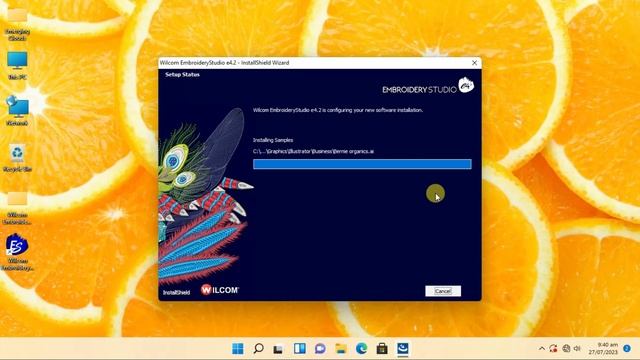 Get to Installation of Wilcom Embroidery Studio e4.2 in Windows 11 - Emerging Clouds смотреть онлайн