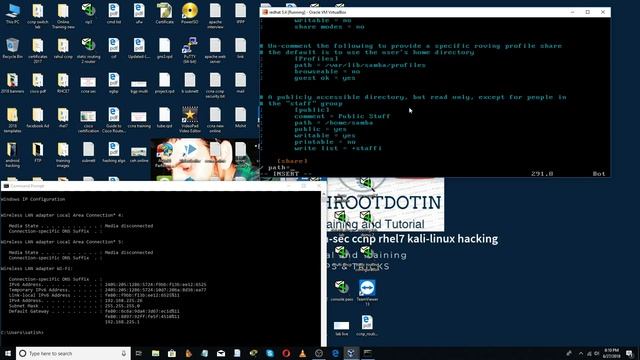 samba server configuration in redhat enterprise Linux or CentOS смотреть онлайн