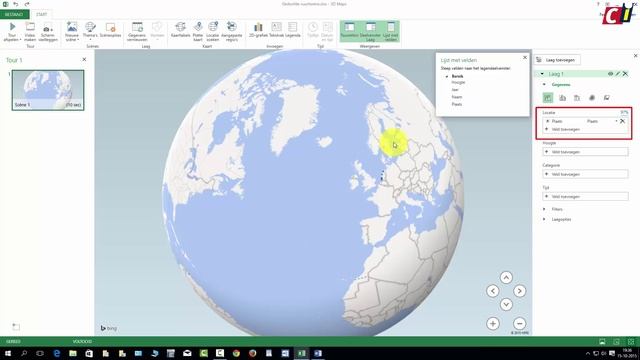 3D maps in Excel 2016 (1) смотреть онлайн