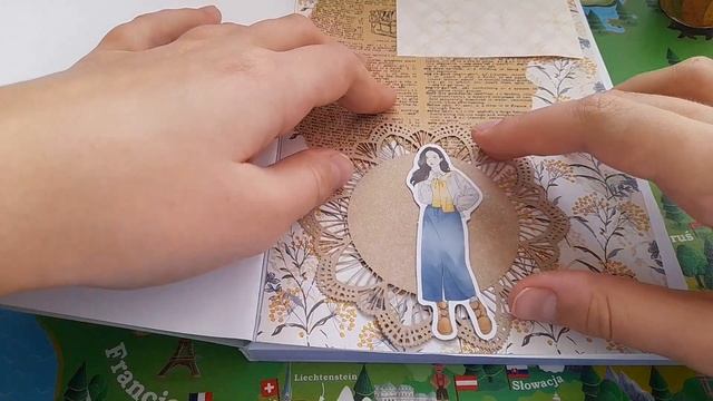 SCRAPBOOK JESIENNY#viral #diy #scrapbooking #video